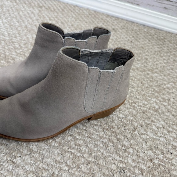 Joie Barlow Gray Suede Ankle Boots | 37 - Picture 10 of 10
